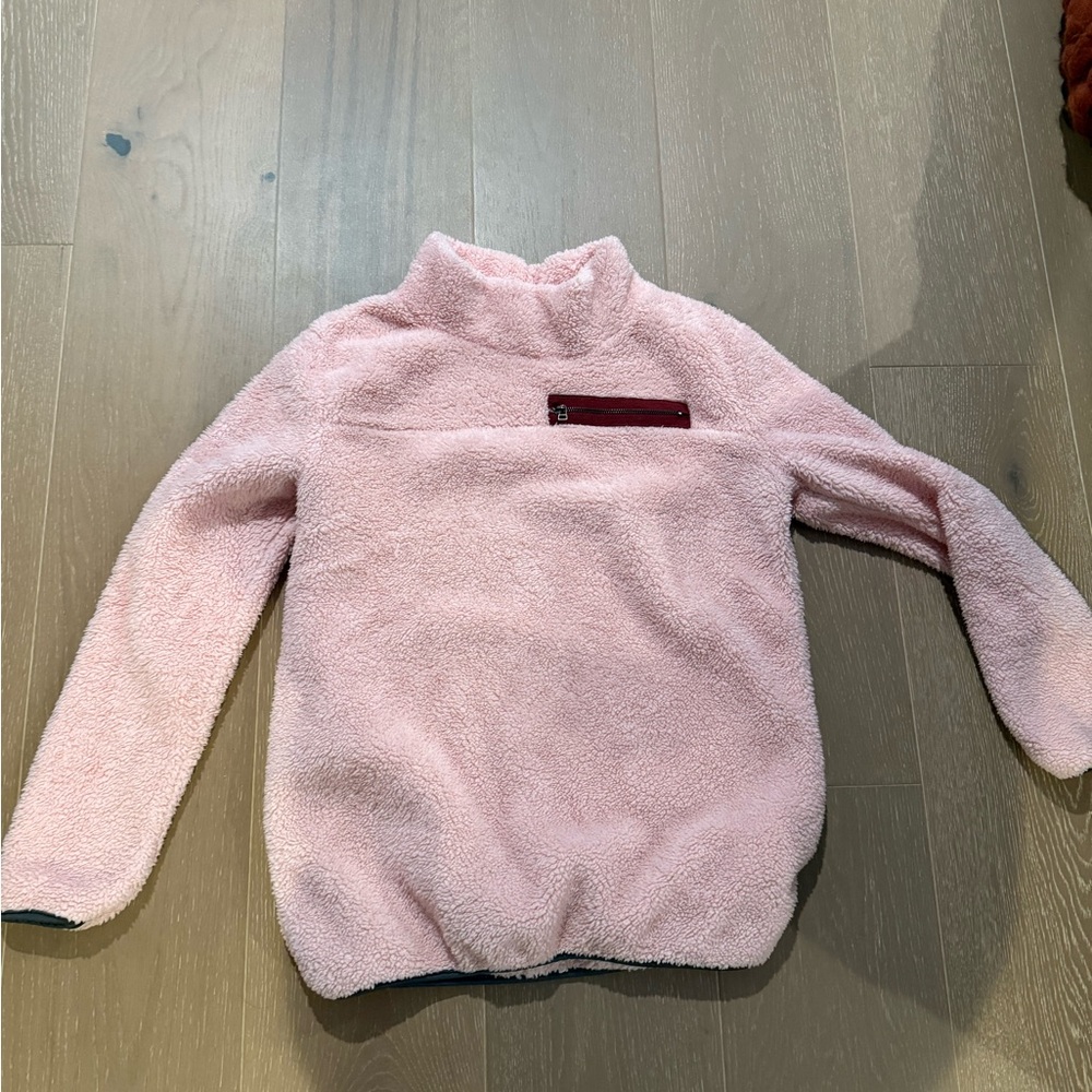 Cozy Pink Fleece Pullover